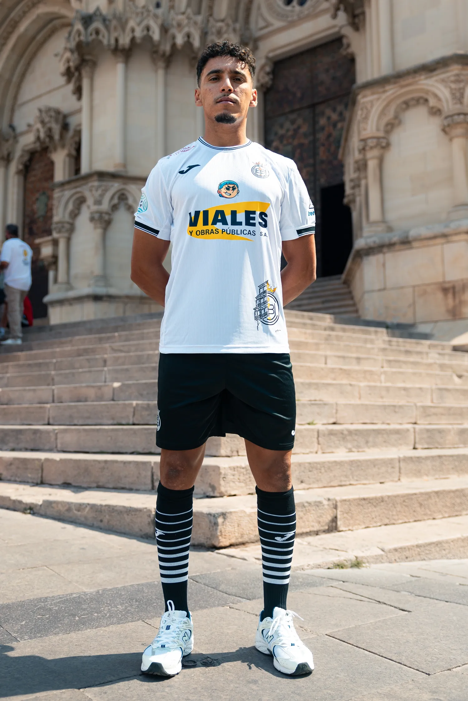 Camiseta Conquense Blanca - Vista frontal hombre