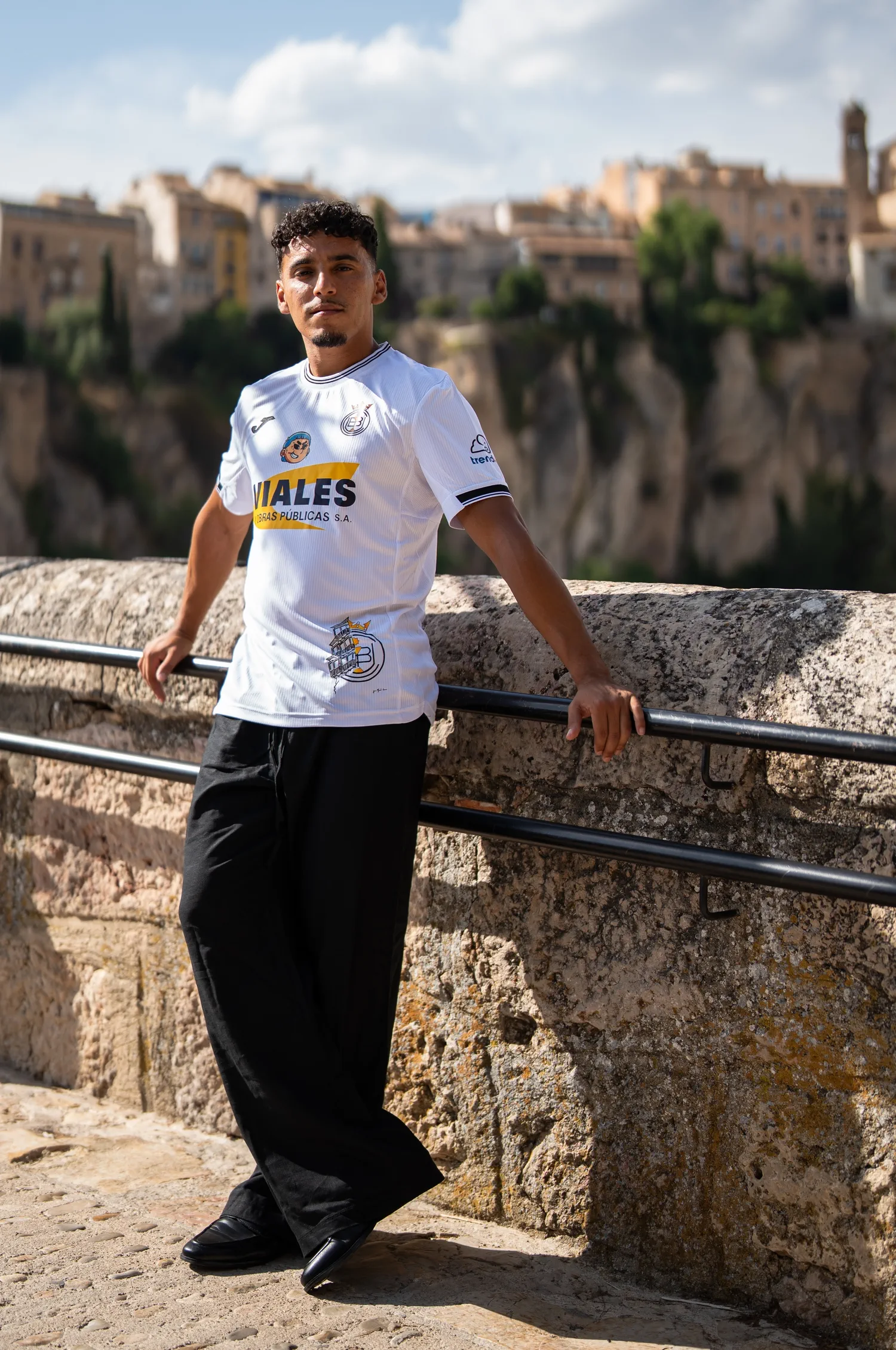 Camiseta Conquense Blanca - Vista mirador Cuenca