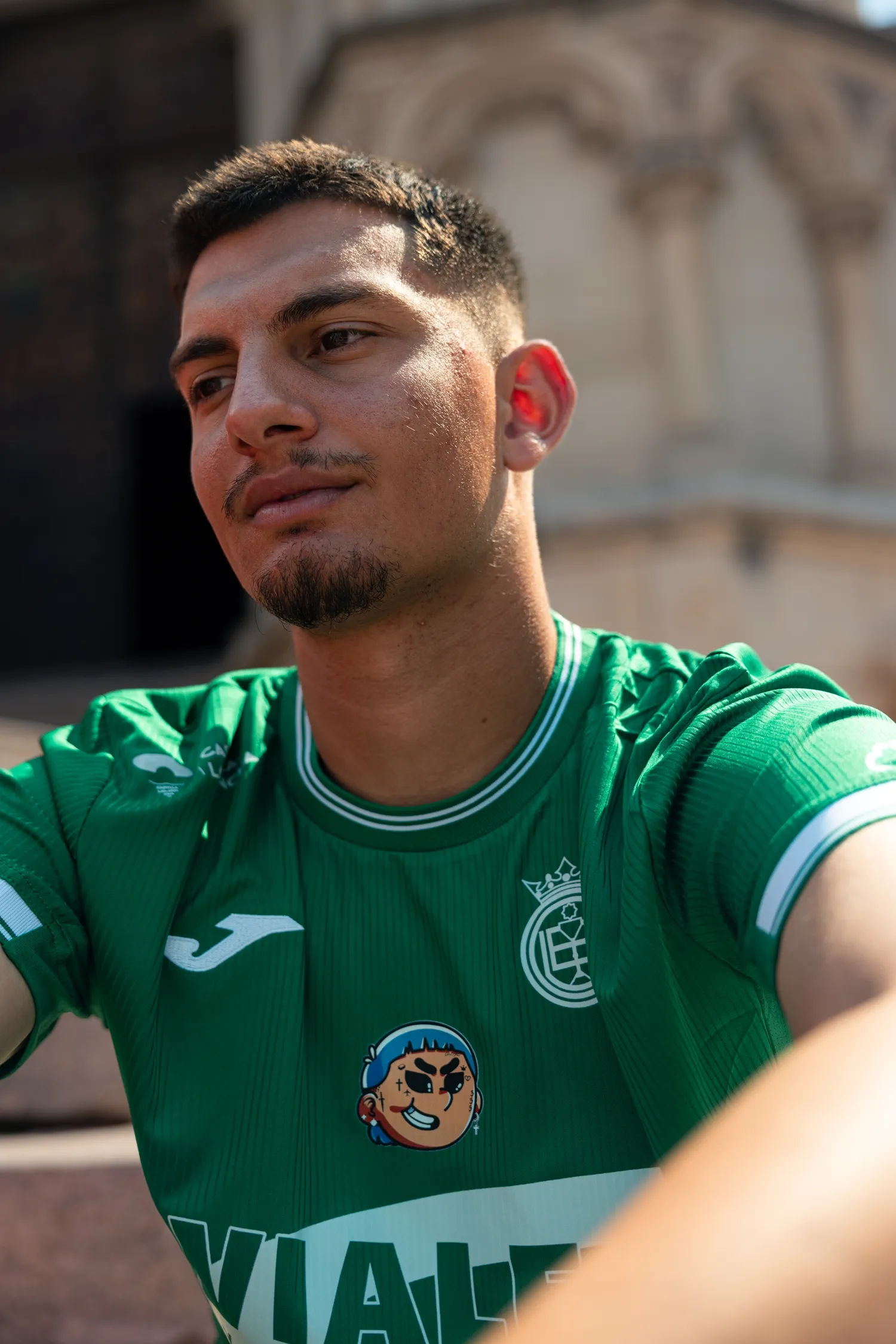 Camiseta Conquense Verde - Selfie joven