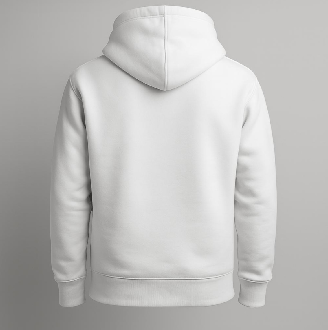 Sudadera Conquense blanca - Vista trasera