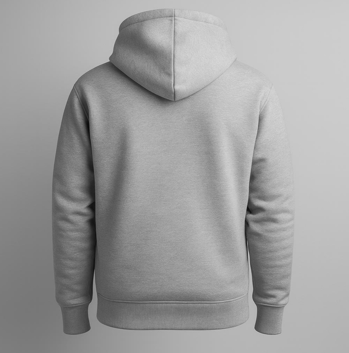 Sudadera Conquense gris - Vista trasera