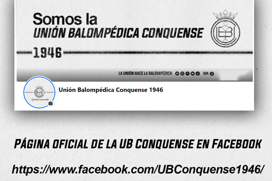 Comunicado UB Conquense: Página oficial de Facebook